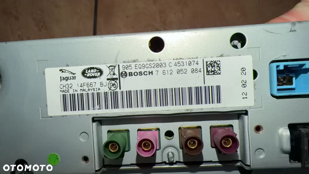 JAGUAR XJ X351 MONITOR EKRAN RADIA NAWIGACJI 905EQ9GS2003 - 3