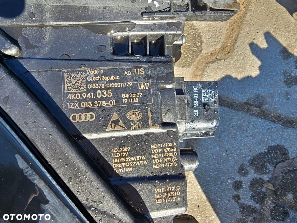 zderzak maska lampy pas przedni audi a6 4k s-line 3.0 tdi - 12