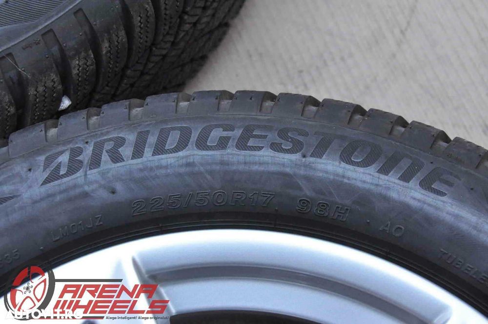 Roti Iarna 17 inch Originale Audi A4 8W B9 Bridgestone 225/50 R17 - 6