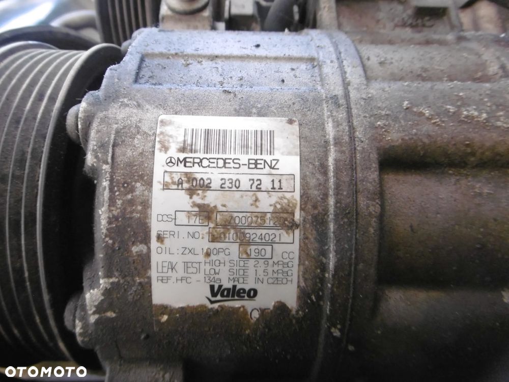 SPRĘŻARKA KOMPRESOR KLIMATYZACJI VITO 639 VIANO A0022307211 - 3