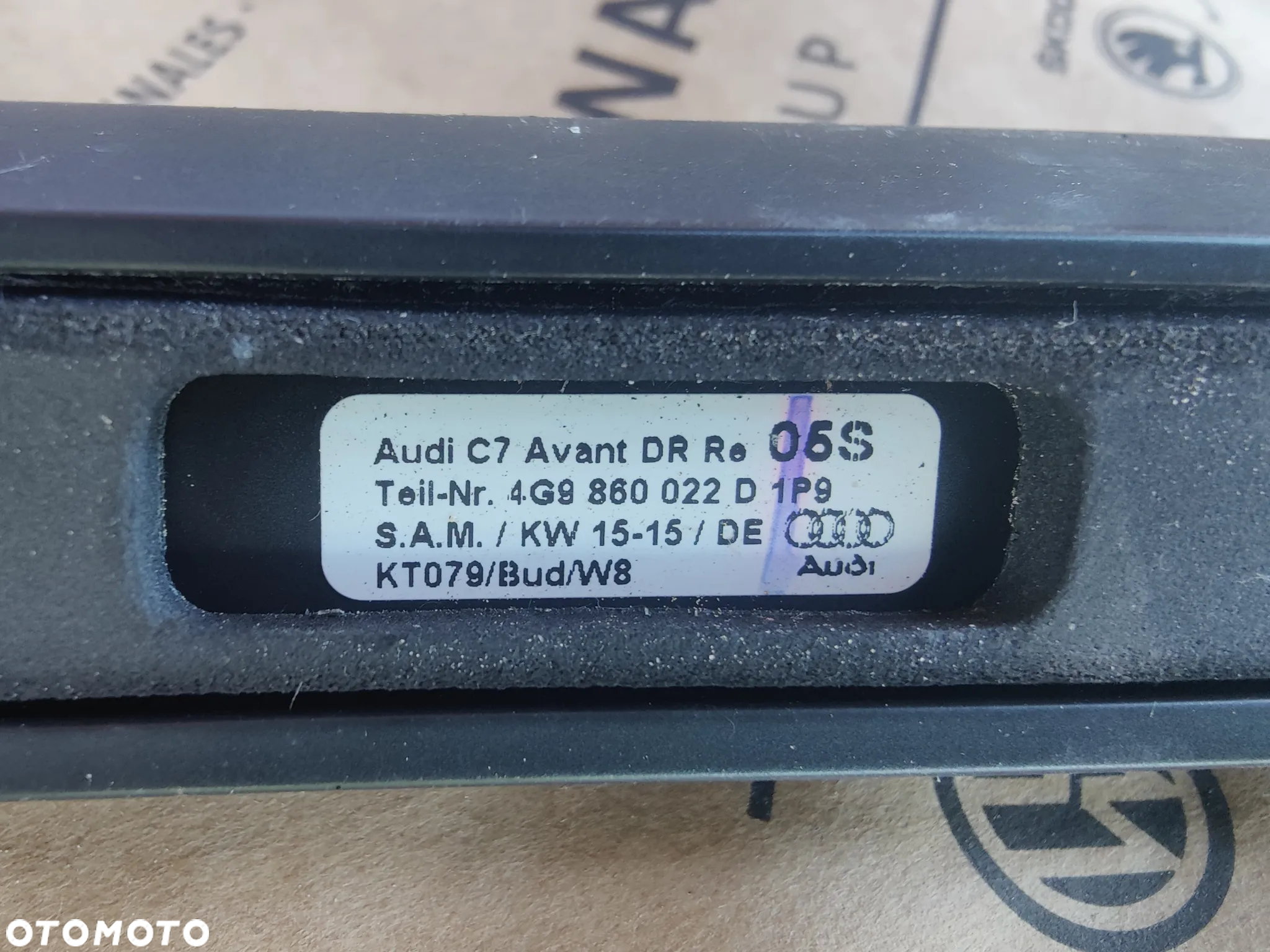 Audi A6 C7 2018 RELINGI DACHOWE S LINE 4G9860022D 4G9860021D - 6