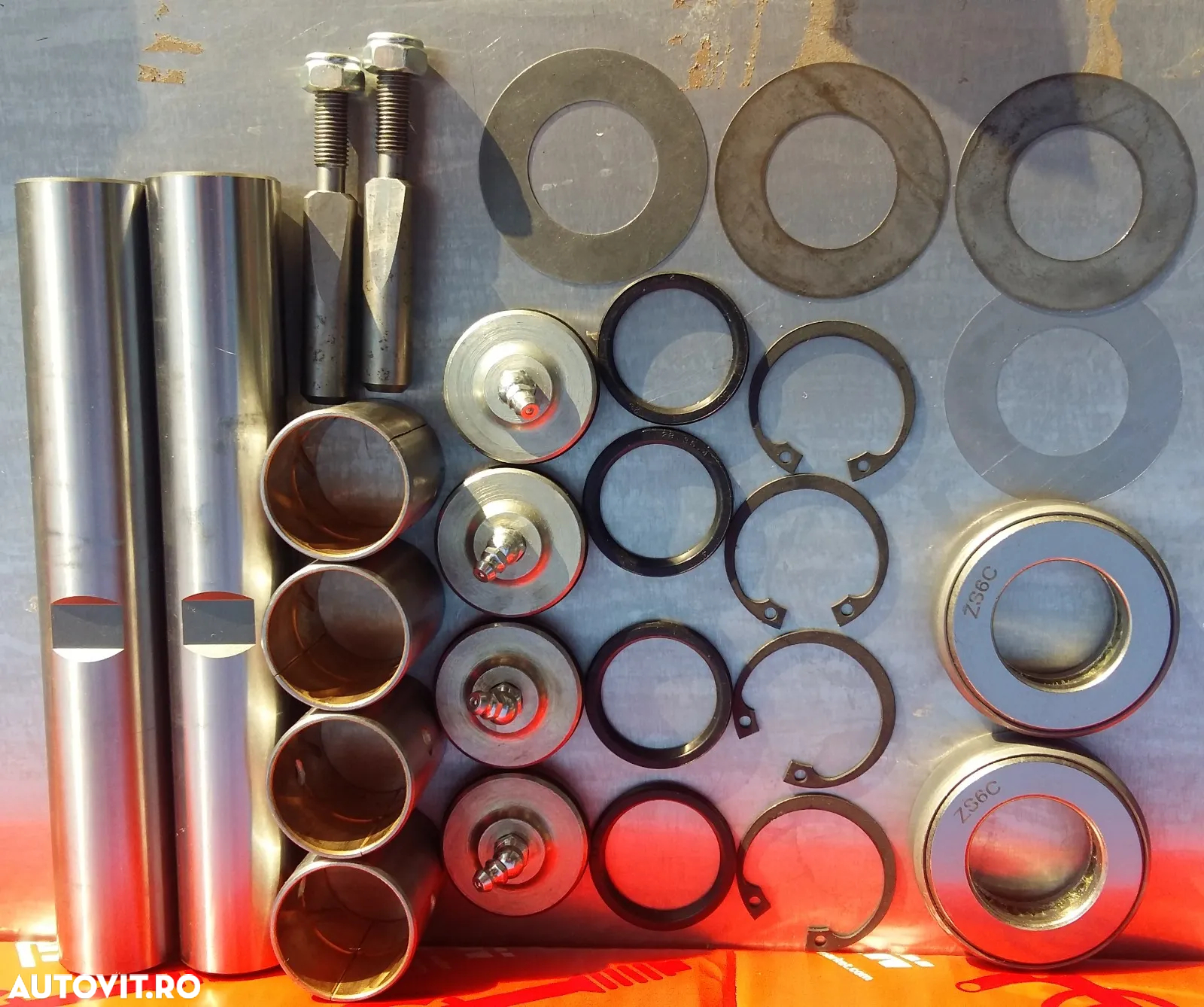 Piese directie Nissan Cabstar Renault Maxity Atleon L35 Trade Ebro L35-08/085/09 suspensie pivoti bucse bielete kit pivotare - 25