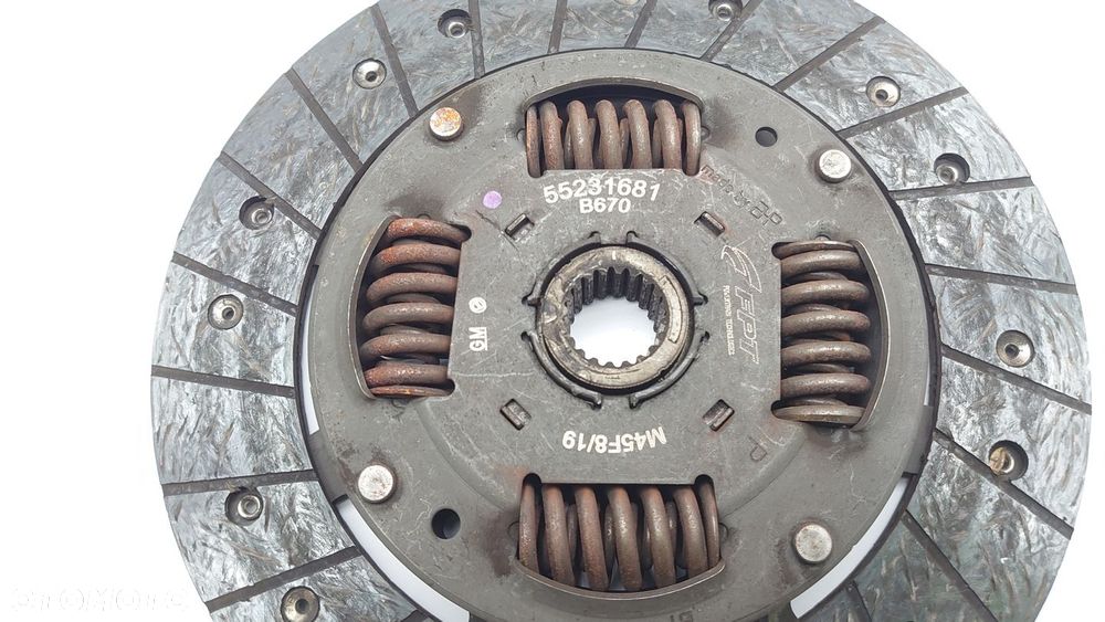 KOŁO ZAMACHOWE SPRZĘGŁO DOCISK PUNTO PANDA 500 ALFA MITO 1.3 MULTI 55231763 - 5