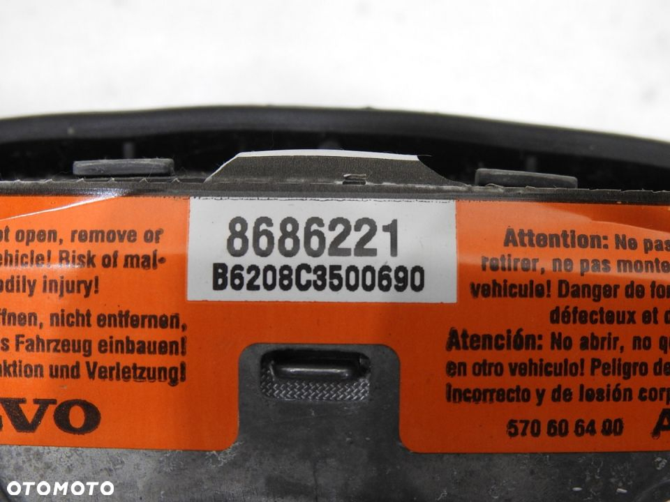 PODUSZKA AIRBAG KIEROWCY VOLVO XC90 I 8686221 - 9