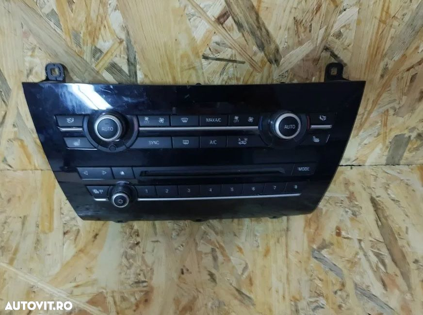 Panou Modul Climatronic Interfata Radio CD Bmw X5 X6 F15 F16 - 3