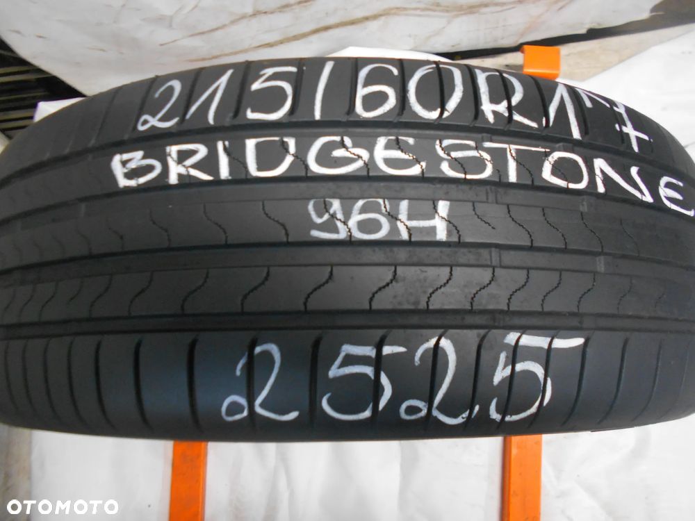 OPONA POJEDYNKA 215/60R17 BRIDGESTONE TURANZA 6 DOT 2525 7MM - 1