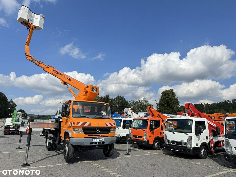 Mercedes-Benz Vario 814 D 4x4 Zwyżka RUTHMANN STEIGER T220 Podnośnik Koszowy - 12