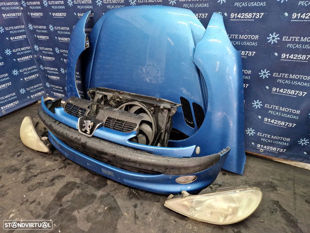 Frente completa usada PEUGEOT 206 capot parachoques oticas radiadores guardalamas - 2