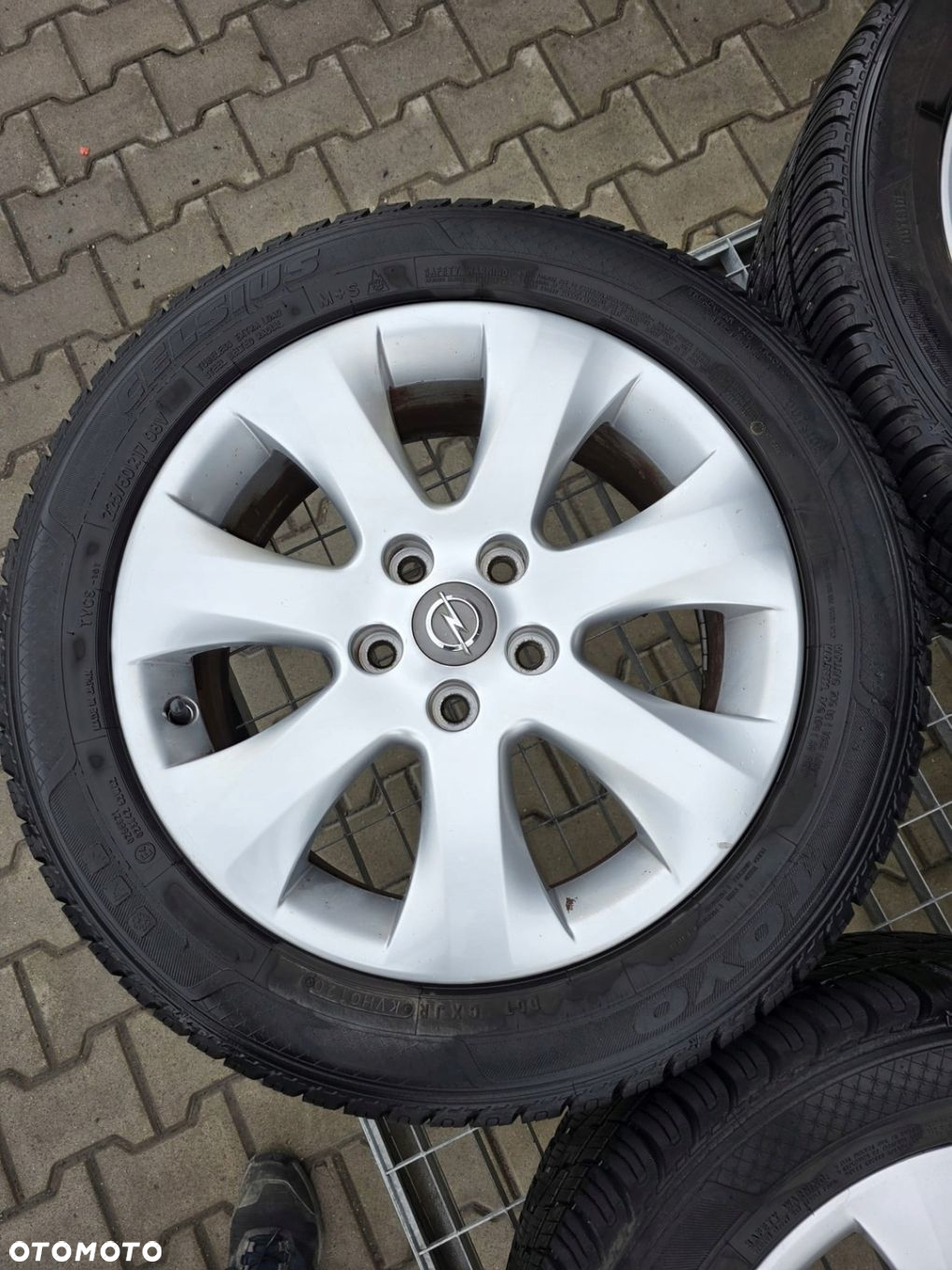 OPEL ASTRA J IV ZAFIRA C KOŁA FELGI ALUMINIOWE R17 5x115 OPONY ZIMA 225/50 - 5