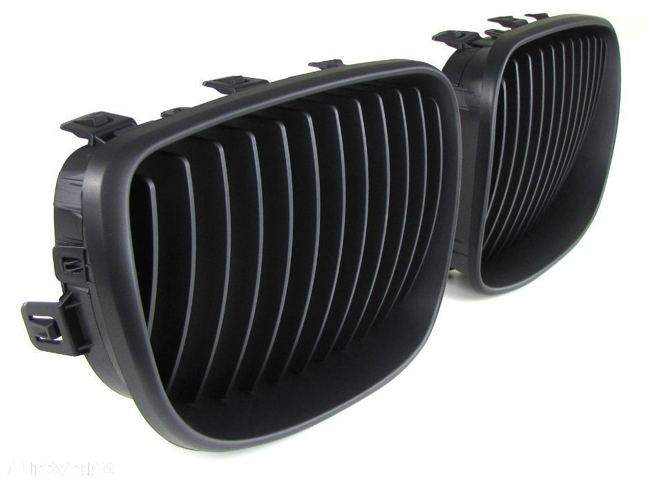 Grile negre pentru BMW seria 1 E81 E82 E87 E88 simple duble mate lucioase - 8