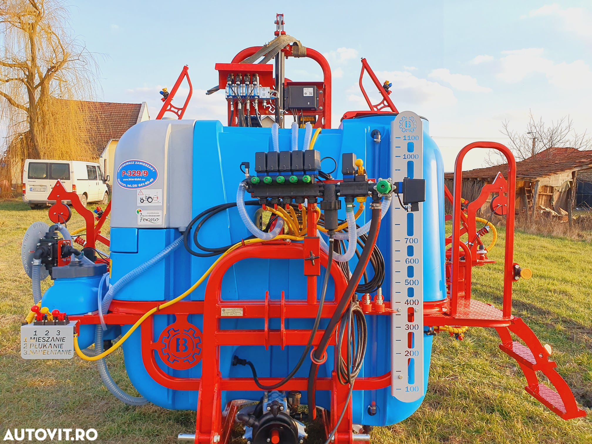 Terraking Instalatie de erbicidat purtat 600L-1200L 12/15/18M - 2