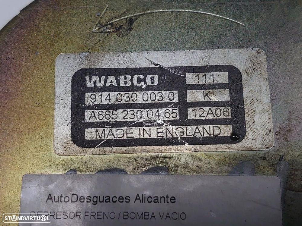 DEPRESSOR TRAVÃO / BOMBA VÁCUO MITSUBISHI PAJERO 1997 - 2