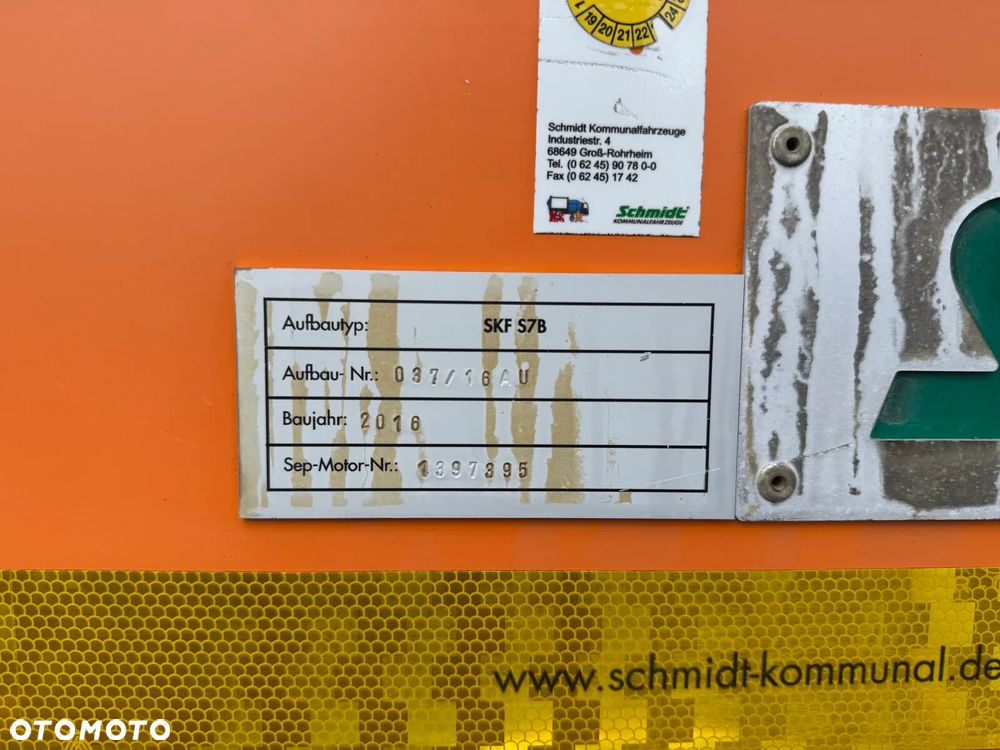 Mercedes-Benz ATEGO 1324 4x2 EURO 6 ZAMIATARKA SCHMIDT SKF S7B - 8