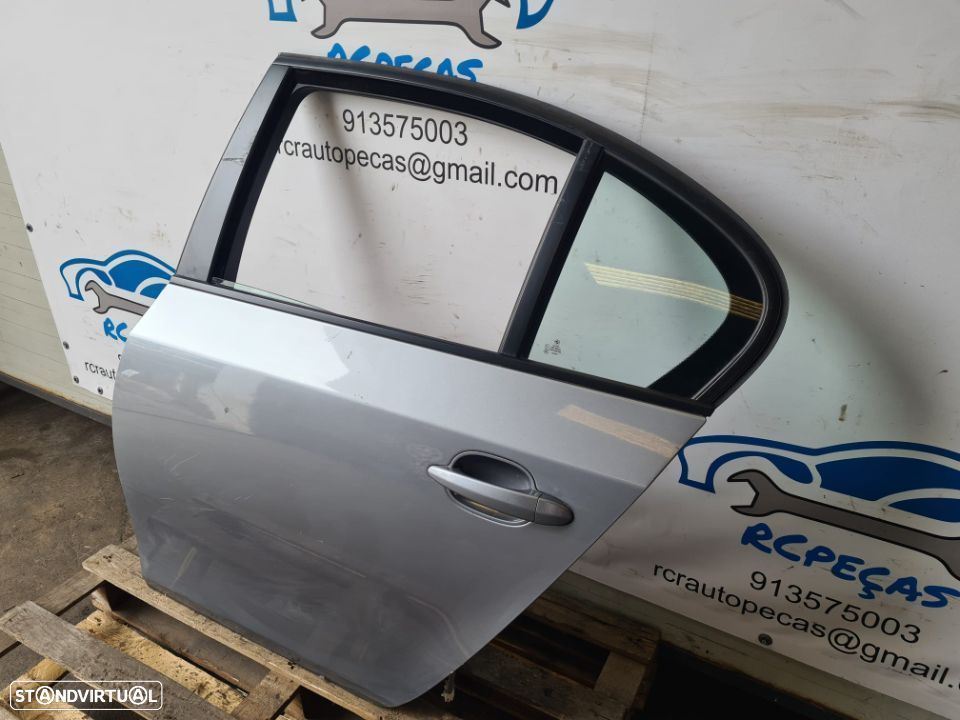 PORTA PORTAS TRASEIRA TRÁS ESQUERDA 41527202341 7202341 BMW SERIE 5 E60 SEDAN CARRO FECHO ELEVADOR MOTOR PUXADOR VIDRO - 4