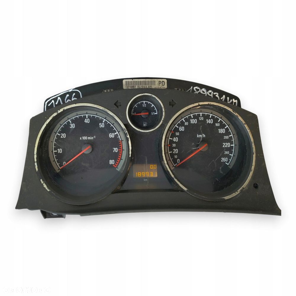 LICZNIK ZEGARY 13216682 PD Opel Astra H Zafira B 1.6 1.8 B 189 931km europa - 5