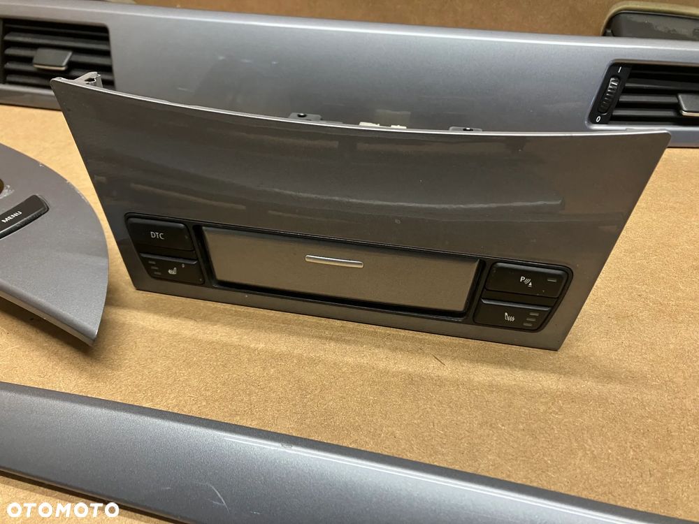 DEKORY LISTWY OZDOBNE BMW E60 E61 LIFT LCI SREBRNE - 3