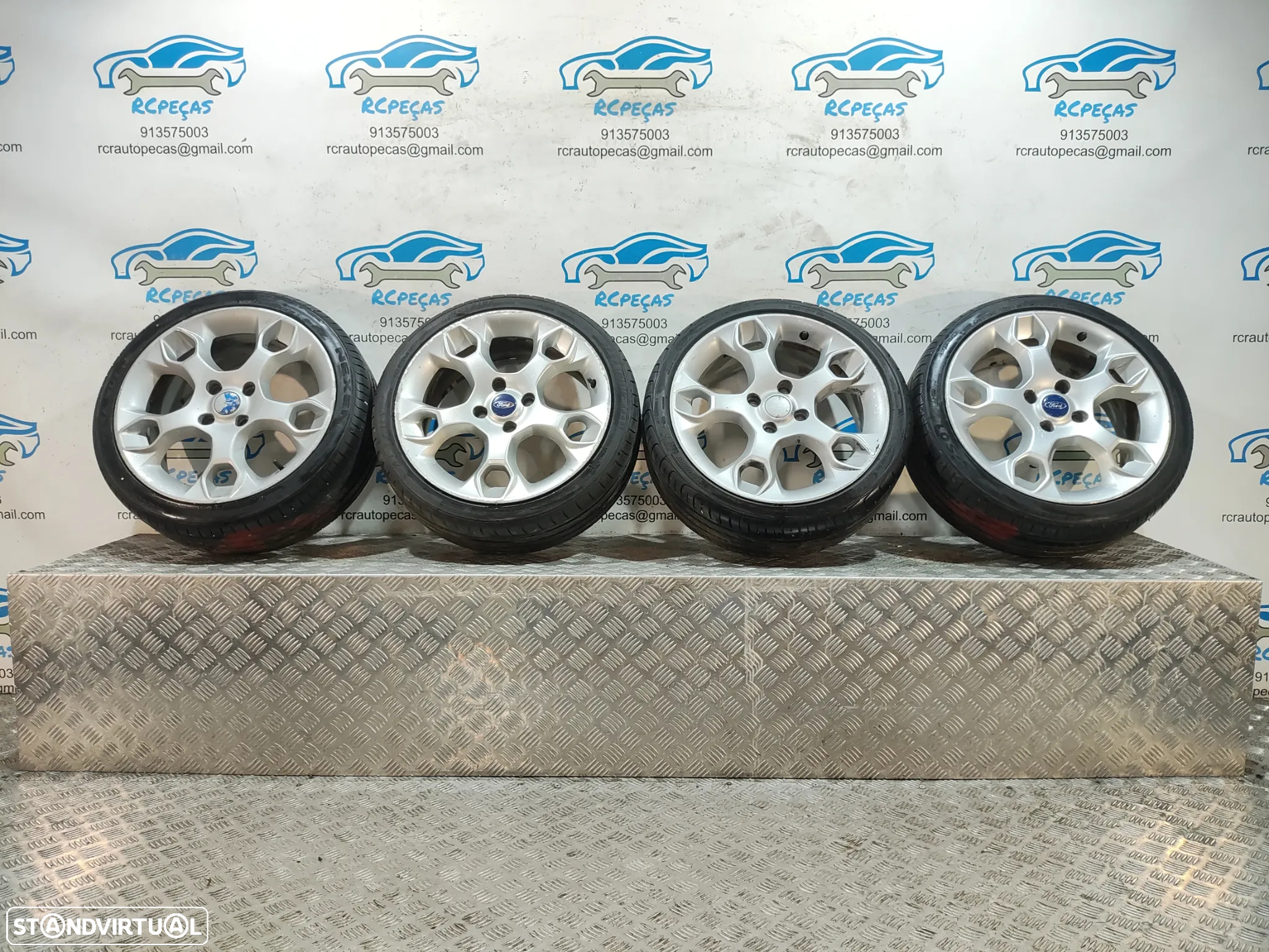 Conjunto Jantes 17 Originais Ford Fiesta Mk7 VII 7 J ET47,5 4x108 - 13