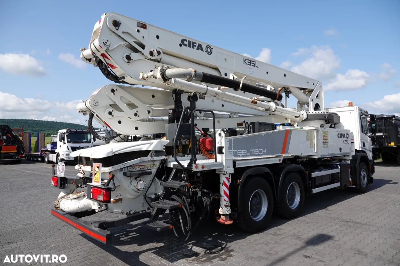 Scania P 450 XT / 6x4 / CIFA K35L POMPA BETON / 2019 / RADIO CONTROL / IMPORTAT - 4