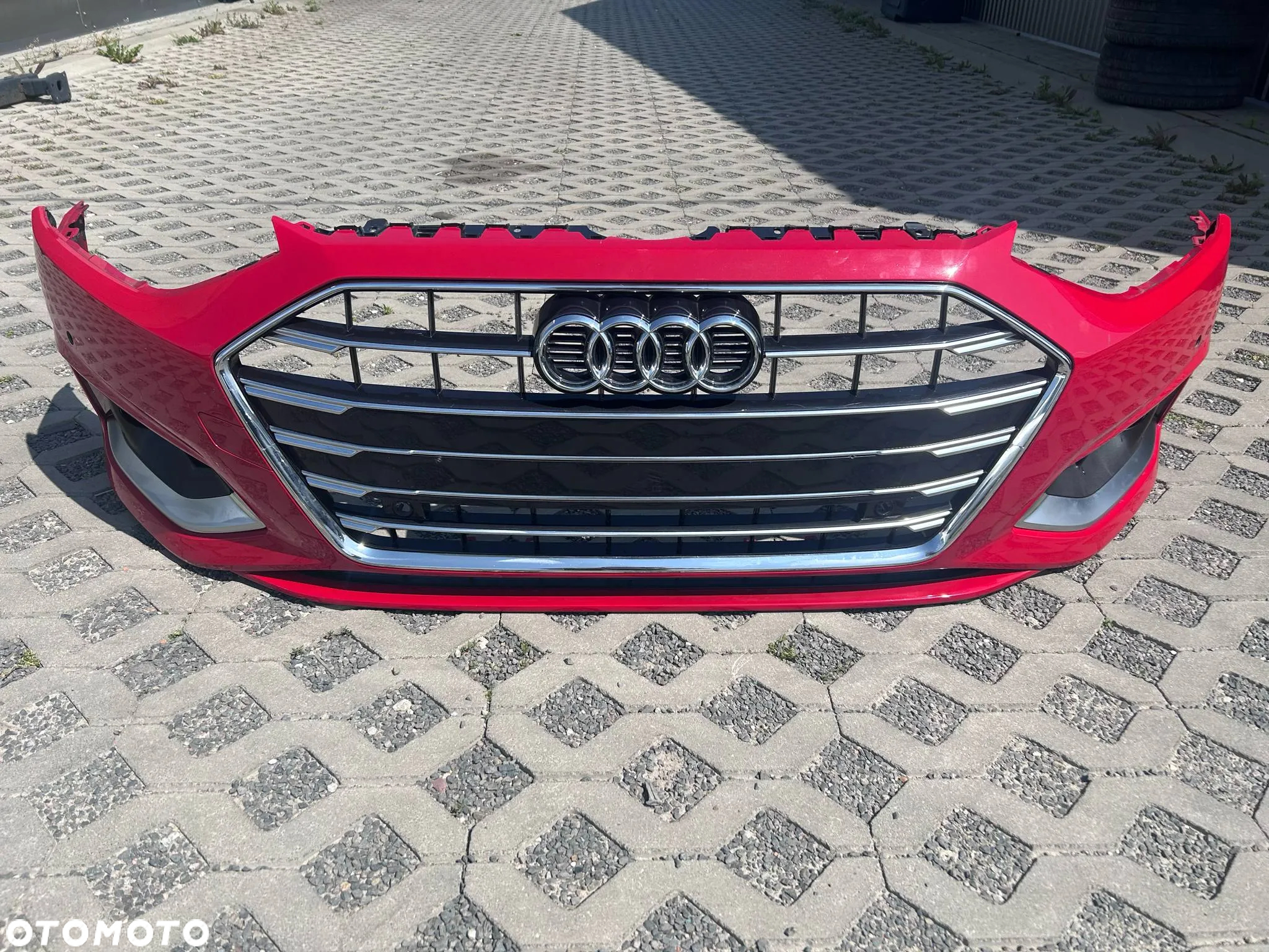 Audi A4 B9 Lift 8W Zderzak Przód Przedni Kompletny LY3U 4xPDC - 10
