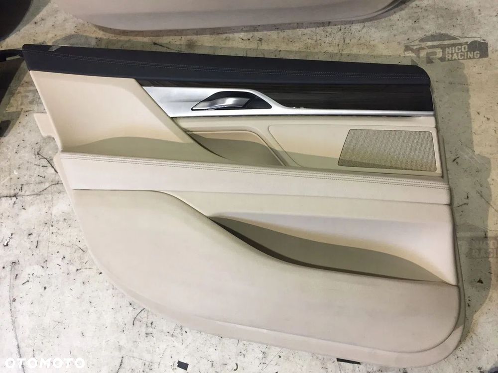 BOCZKI DRZWI PRZÓD TYŁ BMW 7 G11 G12 CANBERABEIGE - 6