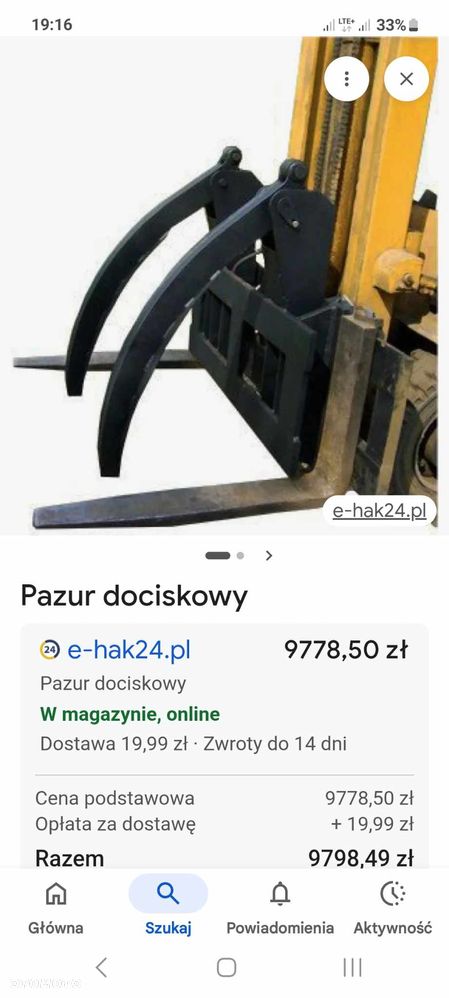 Ładowarka  teleskopowa  JCB 520 4x4 - 5