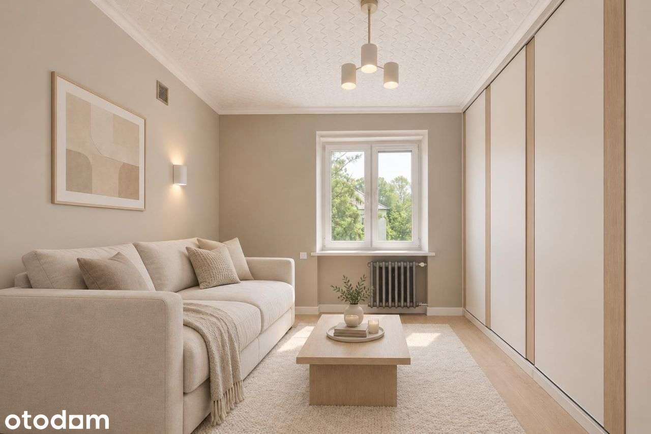 Blok pośród drzew. 2 pokoje oddzielna kuchnia. Czę