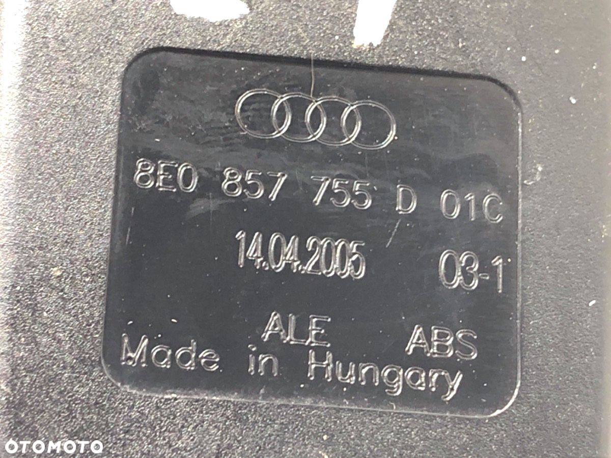 ZAPINKA PASA PRZÓD PRAWA - 169.00 PLN - AUDI A6 C6 (4F2) 2004 - 2011 2.0 TDI 103 kW [140 KM] olej - 5