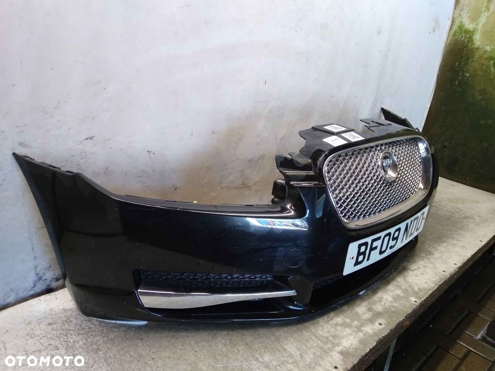 ^ ZDERZAK PRZÓD PRZEDNI JAGUAR XF X250 PEL CZARNY - 5