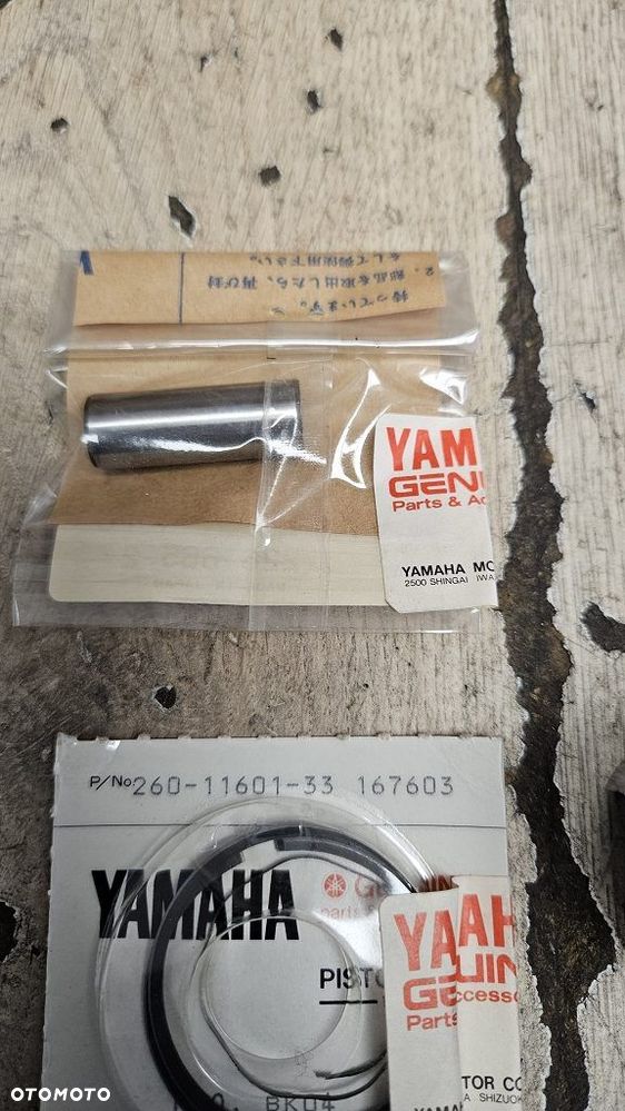 Tłok pierścienie sworzeń Yamaha RD50 DT50  353-11630-31 - 4