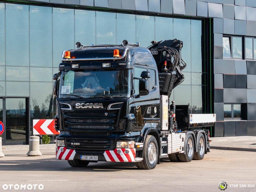 Scania R480 6x4 FASSI F660RA.2.26 HE-DYNAMIC HDS Żuraw Fly Jib Siodło - 15