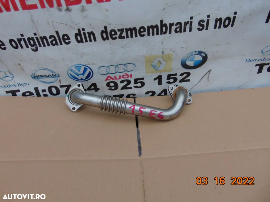 Conducta EGR Ford Mondeo 1.5tdci Focus Fiesta tournier Citroen c3 c4 Peugeot 1.5hdi - 1