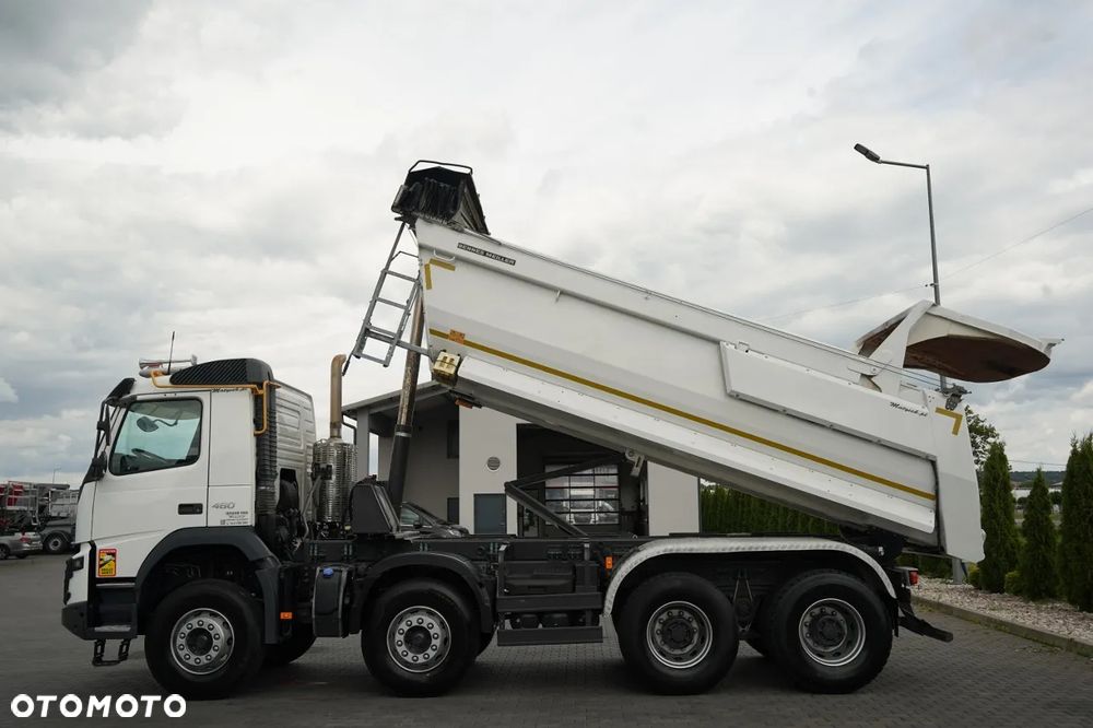 Volvo FMX 460 / 8x4 / WYWROTKA TYLNOZSYPOWA / HYDROKLAPA / PLANDEKA ELEKTRYCZNA / I- SHIFT / EURO 6 - 3