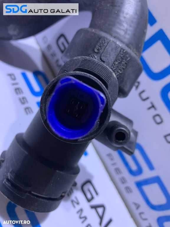 Furtun Conducta Traseu Apa Lichid Racire Motor Antigel cu Senzor Temperatura VW Passat B5.5 2.5 TDI V6 AKN  2001 - 2005 Cod 4B0121049D - 3