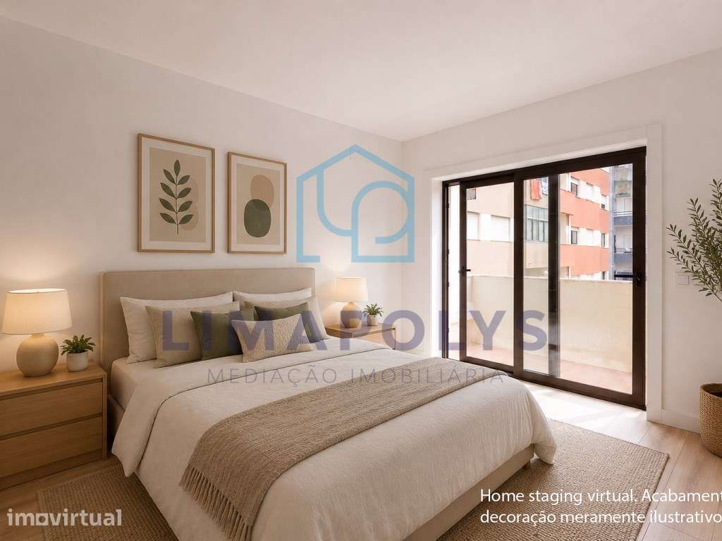 Apartamento T1 totalmente Renovado na Praia da Amorosa | Pronto a H... - Grande imagem: 3/12