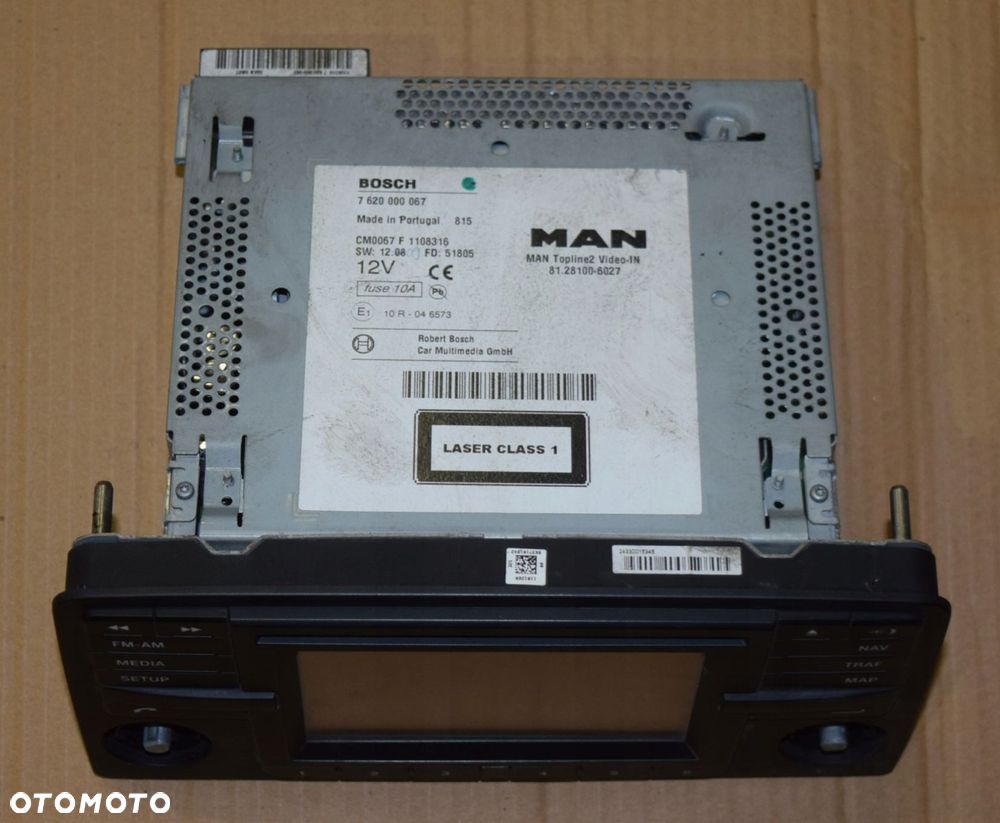 NAWIGACJA MAN RADIO NAVI 81.28100 - 6027 EURO 6 - 2