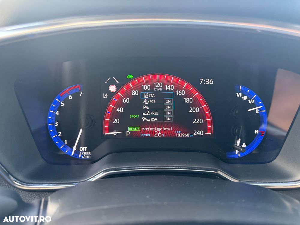 Toyota Corolla 1.8 HSD Exclusive interior Negru - 22