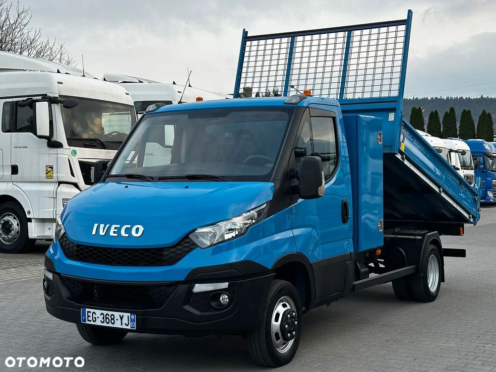 Iveco Daily 3.0 150KM/WYWROTKA/2016R/NISKI PRZEBIEG 143.960KM!/35C15/SKRZYNKA/WYJĄTKOWY KOLOR/BLIŹNIAK/KLIMA - 1