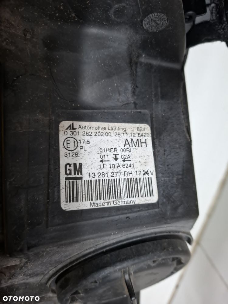 LAMPA PRZEDNIA PRZÓD OPEL ASTRA J GTC CASCADA 13281277 - 10