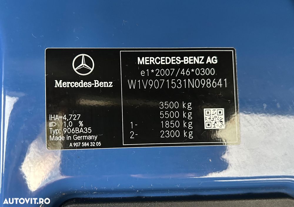 Mercedes-Benz Sprinter BASCULABIL 3 PARTI AXA DUBLA SPATE - 36