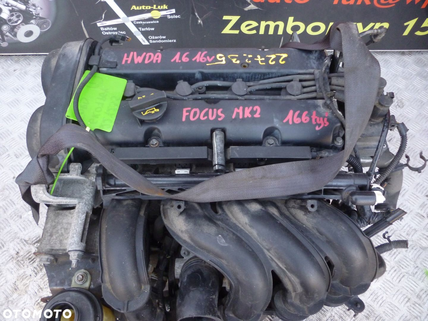 SILNIK FORD FOCUS MK2 1.6 16V HWDA 166 TYS - 2