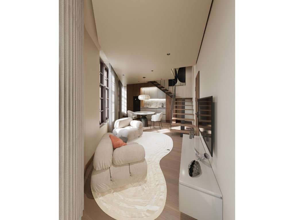 Apartamento T1 Duplex com varanda no Cais de Gaia - LEGADO ONE - Grande imagem: 4/12