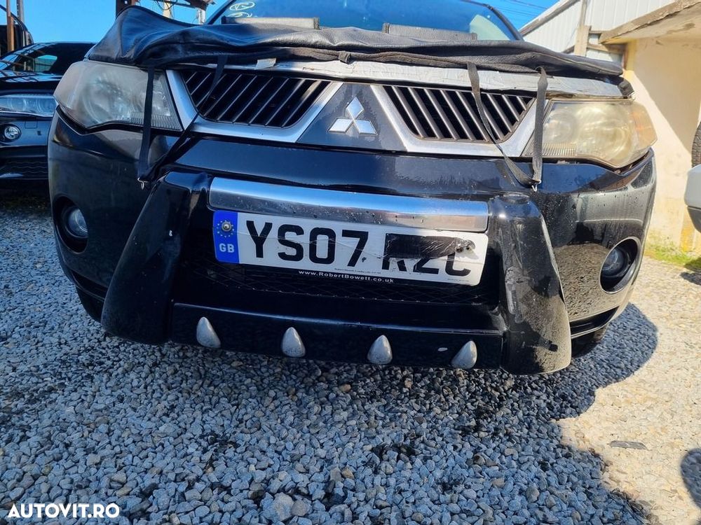 Bara fata Mitsubishi Outlander 2009 - 2012 Amethyst Black Pearl X42 (1323) model fara ... - 1