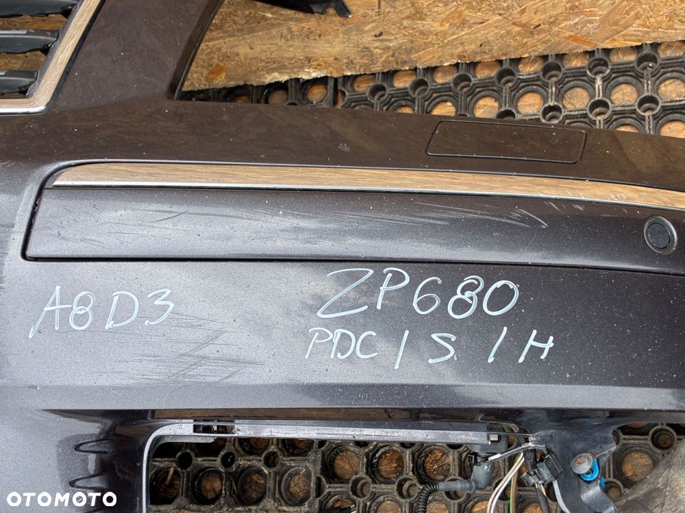 AUDI A8 D3  ZDERZAK PRZÓD  PRZEDNI  HALOGEN KOMPLET PDC SPRYSK HALOGEN - 2