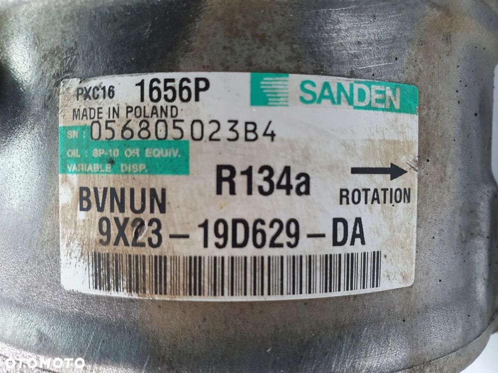 SPRĘŻARKA KLIMATYZACJI Land Rover Discovery Jaguar XF 3.0D V6 9X2319D629DA - 3