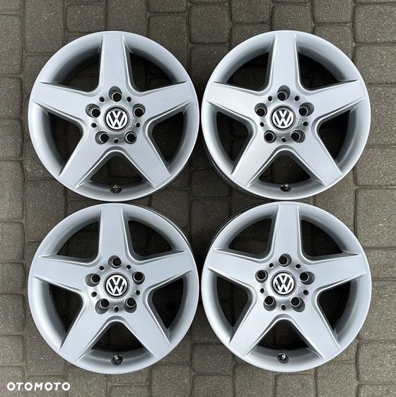 ALUFELGI 16 FELGI ALUMINIOWE ALUSY VW T5 LIFT T6 CARAVELLE DOKA MULTIVAN TRANSPORTER AMAROK 5x120 ET38 7Jx16H2 R16 - 1