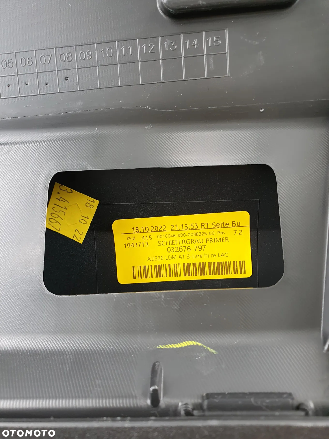 Prawa listwa na drzwi tył tylne Audi Q3 II F3 S-Line 83A853970A/B 83A853970C GRU Listwa na drzwi prawy tył Audi Q3 Q-3 II F3 S-Line - 7
