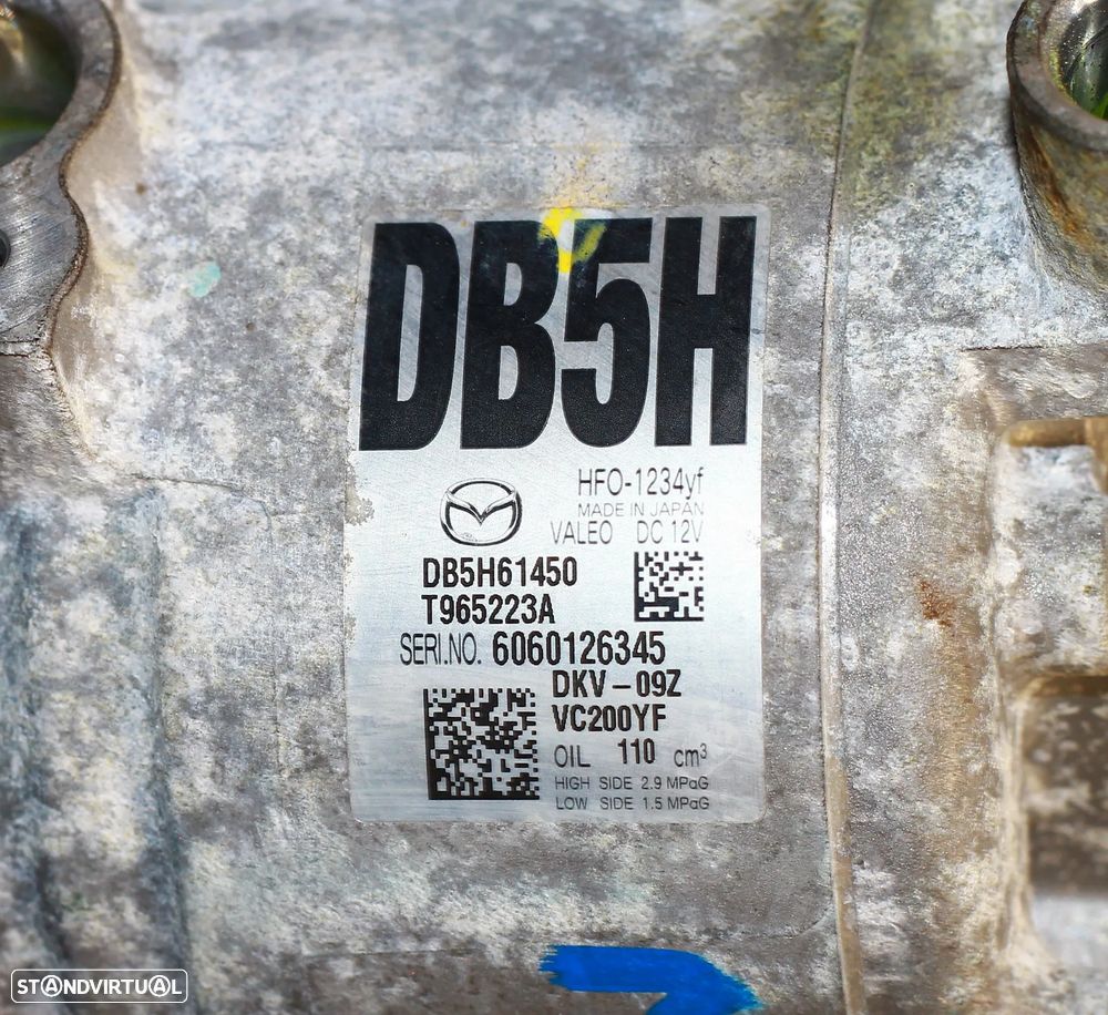 COMPRESSOR AC MAZDA 2 - 4