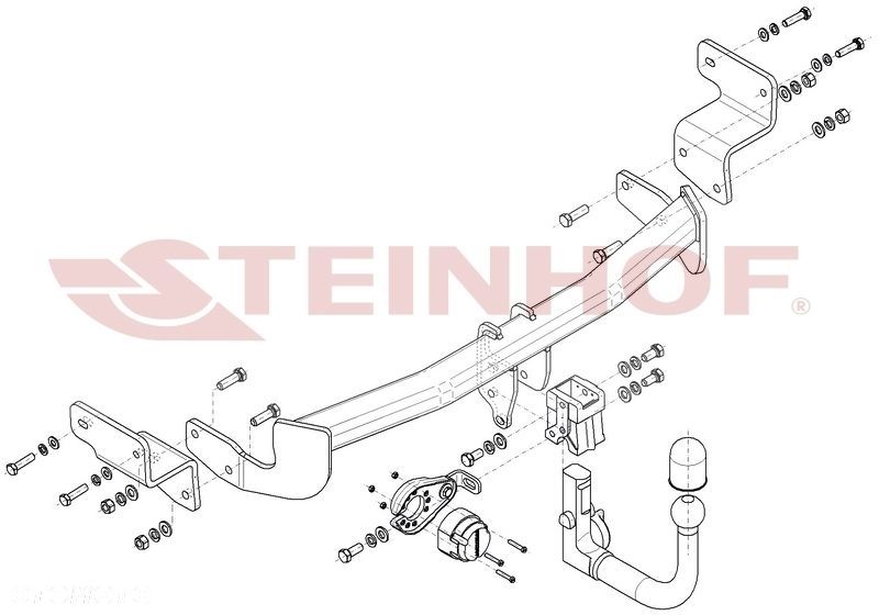Wypinany hak holowniczy + Moduł 7 pin do Hyundai i30 III Kombi od 2020 - 2
