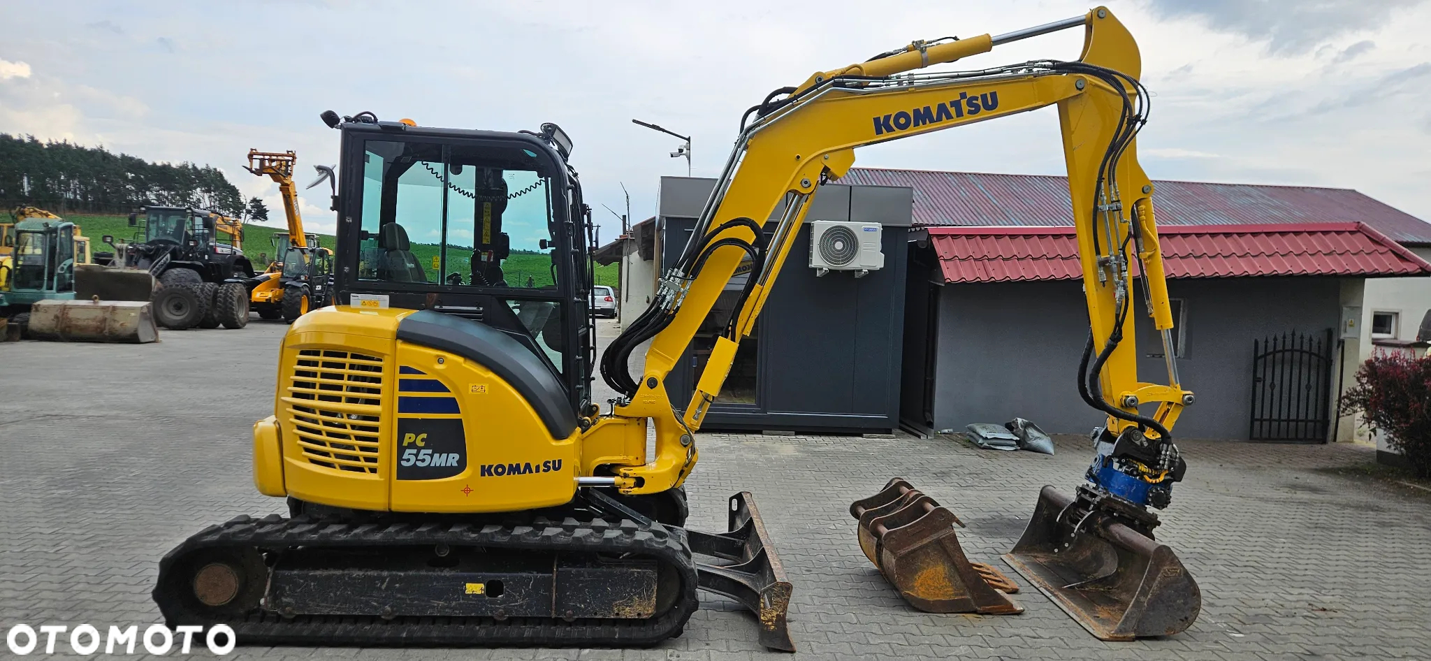 Komatsu PC55MR-5EO Rototilt! 2800Mtg! 3 łyżki! Sprowadzona! - 6