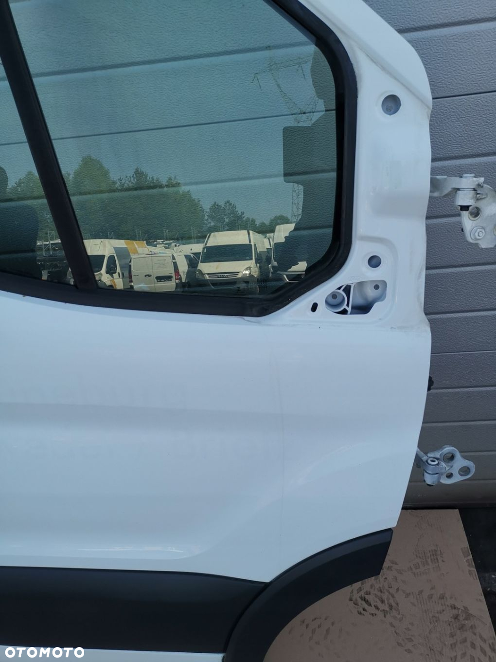 Drzwi Prawe Przód Ford Transit MK8 2014- BIAŁE KOMPLETNE - 4